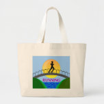 RUNNING JUMBO TOTE TOTE BAGS