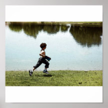 Running-kid Print