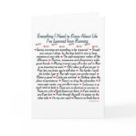 Running Life Lessons Best Of Luck cards