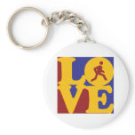 Running Love keychains