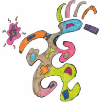 "Running Man" Abstract Art
