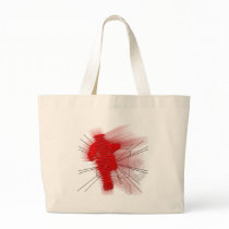 Running Man Canvas Bag