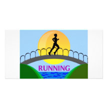 RUNNING PRODUCTS PHOTO CARD TEMPLATE