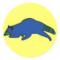 Running Racoon sticker