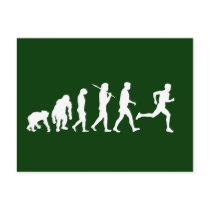 Running Runners Athletics Race and Marathon Postcard