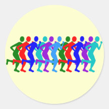 Running Stickers