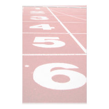 Running Track Personalized Stationery