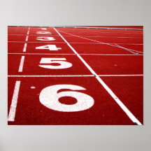 Running track poster