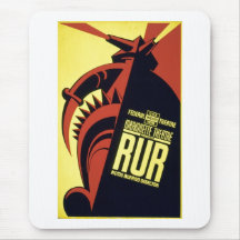 RUR - Rossum's Universal Robots - Karel Čapek 1939 Mousepad