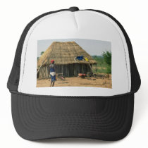 Rural family compound, Kunene, Angola Mesh Hat