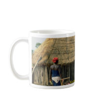 Rural family compound, Kunene, Angola Coffee Mug