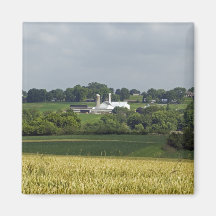 Rural Farm Refrigerator Magnets