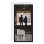 Rural Fence Post Country Thank You Photo Card photo cards