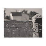 Rural Fence Post postcards