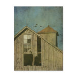Rural Iowa Barn 5 postcards