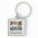 Rural Snow Scene keychains