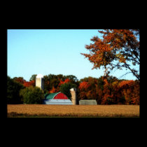 Rural Wisconsin In Autumn posters