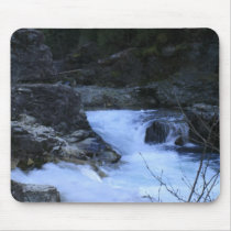 Rushing Water At Three Pools Mousepad