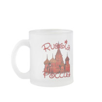 Russia Россия (with cathedral) Coffee Mug