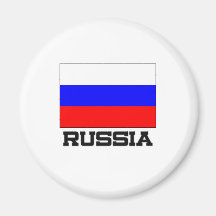 Russia Flag Fridge Magnet
