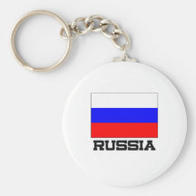 Russia Flag Keychain
