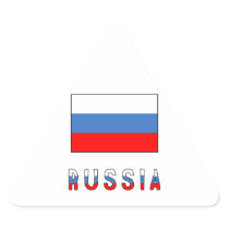 Russia Flag & Word
