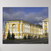 Russia, Moscow, Kremlin, Senate Palace, Poster