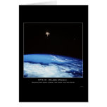 Russia’s Mir Space Station, the Earth and the Moon cards