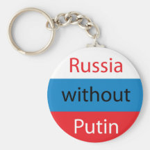 Russia without Putin Keychain