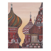 Russian Architecture Postcard