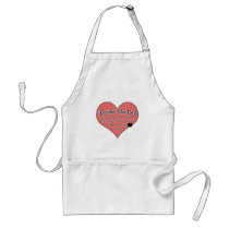 Russian Blue Paw Prints Cat Humour Aprons