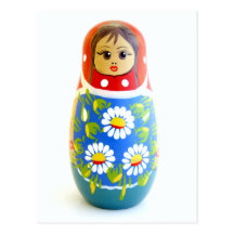 Russian Doll Postcards