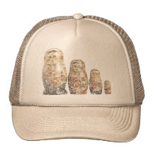 Russian Dolls Mesh Hats