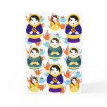 Russian dolls quirky Christmas card