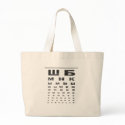 Russian Eye Chart bags