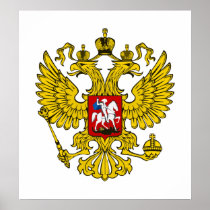 Russian Federation Eagle Print