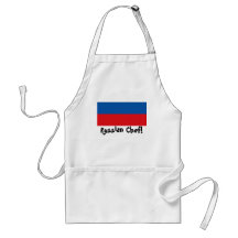 Russian Federation flag Chef apron