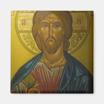 Russian Icon inside Church of St. Sophia / Magnet