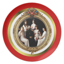 Russian Imperial Family Plate