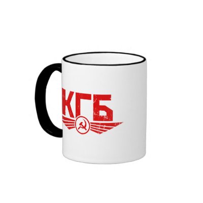 Russian KGB Emblem Mug by strk3