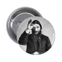 Russian Mystic Grigori Yefimovich Rasputin Pinback Buttons