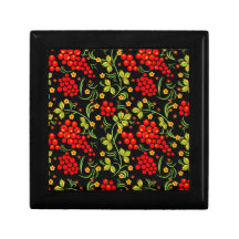 Russian national pattern keepsake boxes
