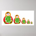 Russian nesting doll posters