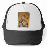 Russian Orthodox Icon - Virgin Mary and baby Jesus hats