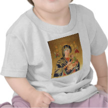 Russian Orthodox Icon - Virgin Mary and baby Jesus T Shirt