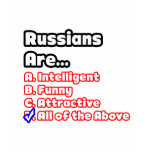 Russian Pride Quiz t-shirts