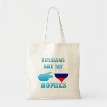 Russians are my Homies Canvas Bag