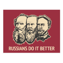 Russians do it better post card