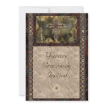 Rust Cross Invitation Cards