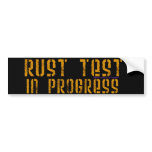 Rust Test bumper stickers